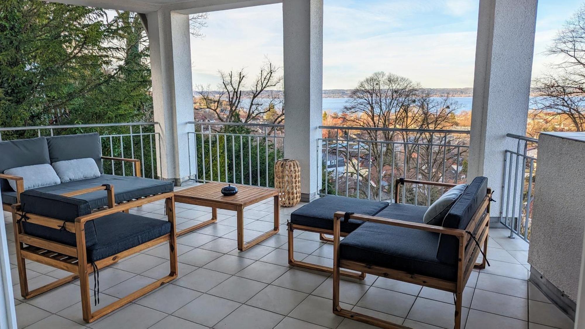 Liboria I Villa Mit Seeblick 10Min Vom See Herrsching am Ammersee Eksteriør billede